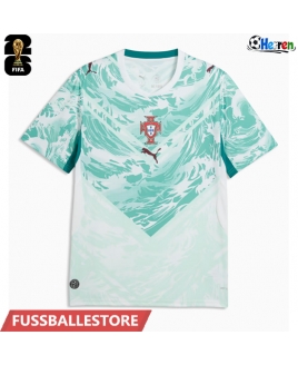 Günstige Portugal Auswärtstrikot WM 2026 Kurzarm